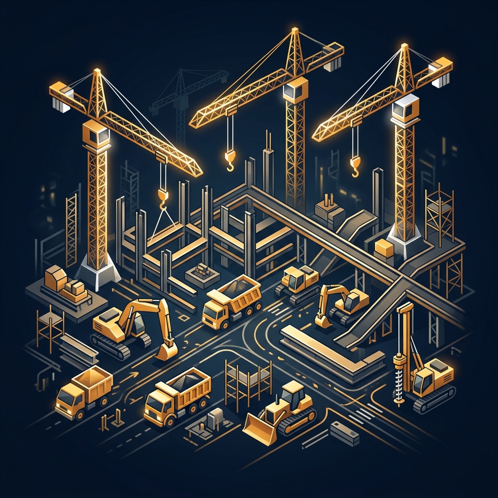 Heavy construction equipment